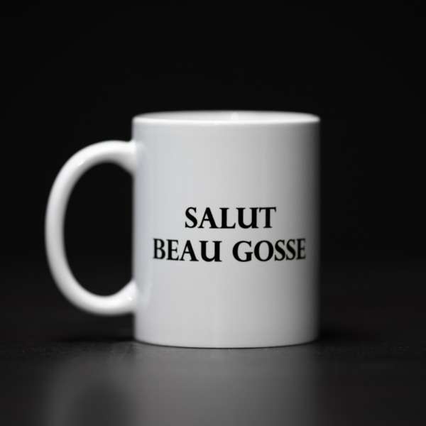 Mug Let's Play avec le message Salut beau gosse