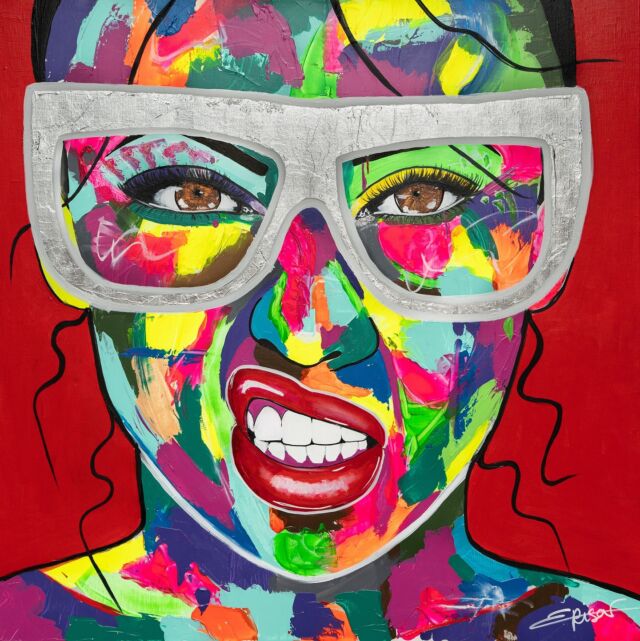 “WHAT THE F…!” 100x100
Disponible sur mon site www.danslespinceauxdemilie.com📷 @zeykahToile entièrement peinte avec la nouvelle acrylique de chez @blockxcoloursJe vous en parlerai très bientôt dans un banc d’essai avec mon partenaire @le_geant_des_beaux_arts#artistefrançaise #artistecontemporain #artistefemme #femmeartiste #acrylique #acryliquesurtoile #rennaise #rennesmaville #portrait #whatthefuck #blockx